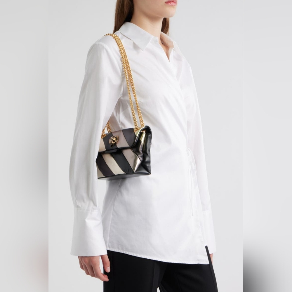 Kurt Geiger London Mini Soho Quilted Leather Shoulder Bag - Picture 3 of 12